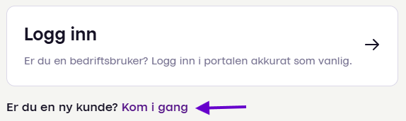 Skjermbilde 1: 1. Bestill Vipps på Nett på portal.vipps.no