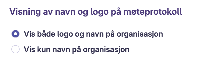 Skjermbilde: Logo på protokollen