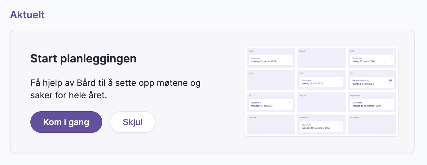 Start årsplanleggingen med Bård