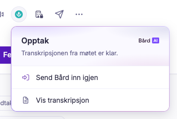 Skjermbilde: Se transkripsjonen