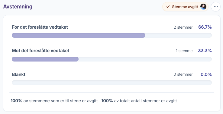 Visning av digital avsteming